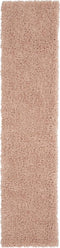 Nourison Malibu Shag Blush Area Rug 2'2'' x 9'10'', Easy-Cleaning, Non-Shedding for Bedroom, Living Room, Dining Room