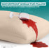 Utopia Bedding Zippered Waterproof Pillow Protectors Queen Size (2 Pack, Beige), Bed Bug Proof Encasement Covers 20 x