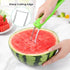 Premium Watermelon Cutter - 3 in 1 Watermelon Cutter Slicer Tool - Foldable Watermelon Slicer - Fruit Cutter for Kitchen Gadgets - Stainless Steel Watermelon Knife - Melon Baller Scoop by OLESBUR
