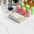 Acrylic Bathroom Napkin Holder,Clear Guest Towel Holder Tray For Bathroom,Waterproof Splashing Vertical Disposable