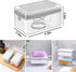 LELEMON Soap Dish with Drain Multifunctional Soap Dish Soap Cleaning Storage Foaming Box for Home Bathroom Kitchen Keep Soap Dry& Easy to Clean