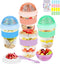 Torchero Yogurt Parfait Cups with Lids Reusable - 4 Pack 20 oz Overnight
