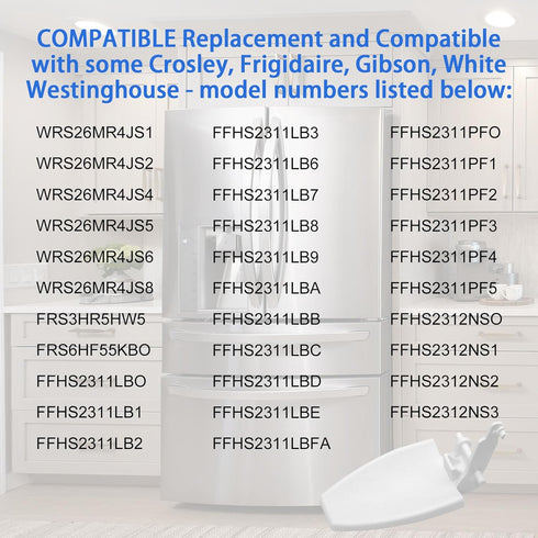 241682001 Water Dispenser Lever Compatible with Frigidaire, Kenmore, Electrolux, Tappan, Gibson, Crosley