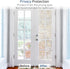 rabbitgoo Window Privacy Film, Decorative Rainbow Window Clings, Static Cling Non-Adhesive Stickers, 23.6 x 78.7 inches