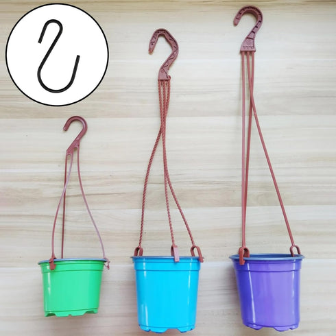 Tulead Mini Hanging Hooks, Iron Hooks Hanger 26×15mm, Pack of 40 for Hanging Pot, Plants, Jewelry
