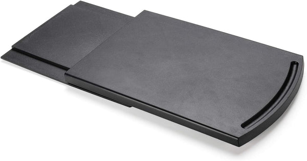 Appliance Caddy Sliding Coffee Maker Tray, 12" Rolling Tray for Blender Toaster with Smooth Wheels, Black (1 Pack)