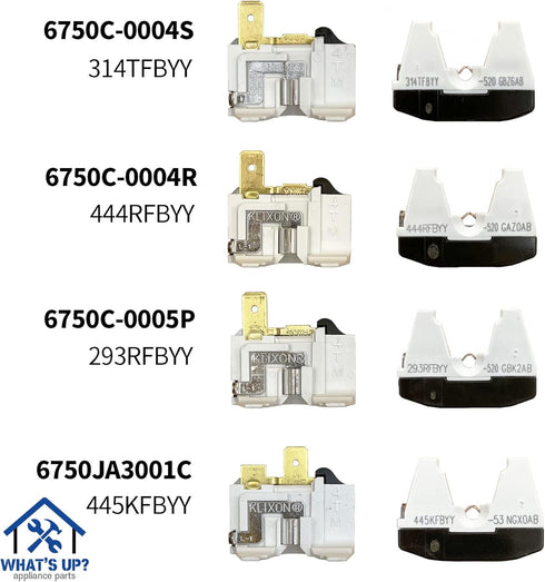 6750JA3001C Refrigerator Overload Protector Replacement Part for LG Refrigerators, Replaces EBB44325402 (What's Up?)