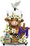 Chunful Easter Highland Cow Metal Paper Towel Holder, 12.6 Inch Tall He