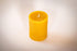 BeeTheLight Beeswax Pillar Candle - 100% Pure Bees Wax, Choose Size and Color, 24 Hour Burn Time, Unscented