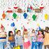 30CT Gone Fishing Party Decorations - Fishing Banner & Hanging Swirl Ceiling Streamers for Baby Shower Supplies