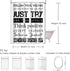 Emvency Inspirational Shower Curtain - Positive Quotes for Kids Boys, Waterproof Polyester Fabric 72 x 72 inches
