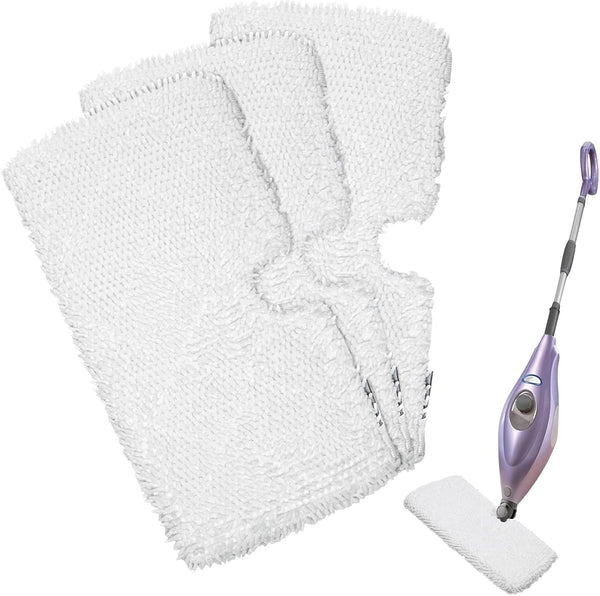 3 Pack S3501 S3601 Steam Pocket Mop Pads for Shark S3500 Series, Washable Compatible with S3501 S3601 S3550 S3901