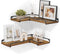 VASAGLE Corner Shelf Wall Mount Set of 2, Floating Shelves, Small Wall