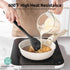 600 F Heat Resistant Silicone Spoon: U-Taste 13.3in Solid Kitchen Cooking Spoon for Mixing, Serving, Stirring