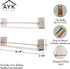 Farmhouse Kitchen Decor Wall Mounted Spice Rack w/ 2 Shelves in Washed White - Farmhouse Spice Rack - Wooden Spice Rack - Wood Spice Rack - Spice Wall Shelf - Wooden Spice - Wooden Spice Rack Shelf
