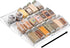 3 mDesign Expandable Plastic Deluxe Spice Rack, Drawer Organizer for Kitchen Cabinet Drawers, Tier Slanted for Spice
