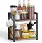Kitchen Countertop Organizer, Coffee Bar Station Organizer for Countertop, 2 Tiers Kitchen