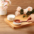 Boao 2.7 Inches Mini Ceramic Spoon Rests, Gold Rim Kitchen Spoon Holders for Cooking Season Soup