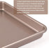 WMKGG 11 x 9 Inch Air Fryer Toaster Oven Tray - Set of 2 Nonstick Heavy Carbon Steel Baking Pans - Black