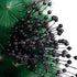 Syhood 200 13.8 Inches Pcs Glitter Berry Stems, Christmas Berry Picks Holly Branches for Christmas Tree Decorations