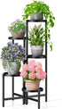 NQW Tall Plant Stand Indoor Outdoor, Corner Metal Flower Pot Stands for Multiple