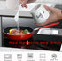 12oz ONTUBE Ceramic Sugar Bowl with Lid and Spoon (White)