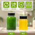4oz 16Pack- 4 oz Shot(4 oz, Set 16) Ginger Shots Bottles Portable Leakproof Glass Jars with Lids- Glass Juice Shot