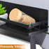 2 Pack 2 Paper Towel Holder Fridge Magnetic with Shelf - Paper Towel Holder Without Drilling + Magnet Spice Racks
