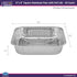 Nicole Home Collection 8x8 Aluminum Pans (20 Pack), Disposable Foil Cake Pans for Baking, Cooking, Heating