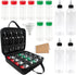 AKOBEARLA Camping Portable Spice Set with 12 Spice Containers Storage Bottle Pepper &