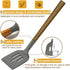 Umite Chef Silicone Cooking Utensil Set, 8-Piece Kitchen Gadgets with Acacia Wooden Handles, Grey
