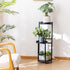 3 CHPHI Tier Plant Stand, Tall Metal Shelf Holder for Indoor, Outdoor Display Rack Flower Pot Stand for Corner Living
