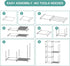 Small Fabric Dresser with 2-Tier Side Shelf, 4 Drawers Storage Units for Bedroom, Hallway Entryway Storage Cabinet