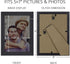 Icona Bay 5x7 Picture Frame Set - Black, 10 Pack, Simple Modern Design with Table Top Kickstand & Wall Hanging Hooks