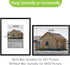 Golden State Art, 8x10 Black Picture Frame, Display Photo 5x7 with Mat or 8 x 10 Without Mat for Wall Mounting, Classic