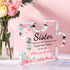 4.73.8 inch, Sister Birthday Gifts, Mothers Day Gifts for Sister - Acrylic Puzzle Piece Plaque Sister Gifts from