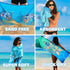 2 Pack Swimming Pack Microfiber Lightweight Beach Towel Sand Free Quick Dry Absorbent Thin Compact Towels for Pool