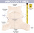 31" Reading Pillow-Extra Large Bed Rest Pillow with Detachable Neck Roll & Arms for Sitting in Bed or Couch-Backrest