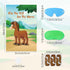 36 Pin The Tail on The Horse Game with Tail Stickers for Cowboy Party Game Toys Boys and Girls Birthday Party