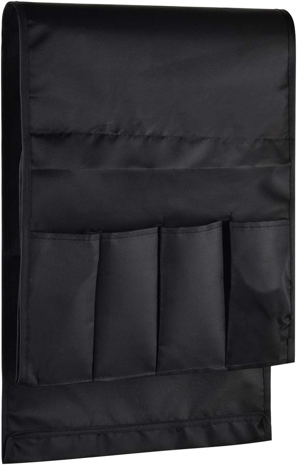 CM Sofa Armrest Organizer - Couch Arm Chair Caddy with 5 Pockets for Remote Control, Magazine, Notebook Storage