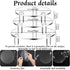 Lineshading 3 Party(5'',6'',8'') Pcs Round Acrylic Display Riser Clear Round Stands Clear Pedestal Riser Board for Cake