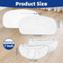 4 Pack 4 LOVECO Steam Mop Pads + Microfiber Small Cloths Compatible with KGHKGH & Sprobil & Rvwsx Steam Mop Steam