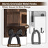 Key and Mail Holder Wall Mount, Key Hanger with Long Storage Box and 5 Hooks for Home Decor Organizer