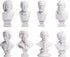Waldosia Great Composers Bust Statuette Set with Artemis and Michelangelo's David Figurines