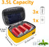 Gloppie Mini Lunch Box, Kids Lunch Bag, CPC Certified Insulated Reusable Sandwich Containers, Yellow