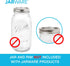 Jarware Stainless Steel Spice Shaker, Wide Mouth Mason Jar Spice Lid