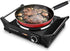 Techwood Hot Plate Portable Electric Stove, 1500W Countertop Single Burner with Adjustable Temperature, 7.5” Cooktop