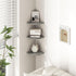 Set 3 Fun Memories Corner Shelf Wall Mount, Floating Corner Shelves, of Corner Wall Shelf Organizer, Rustic Wood Wall