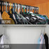 Meetu Magic Cloth Hanger, Space Saving Metal Closet Organizer for Wardrobe Organization (Pack of 4)