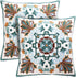 Onelsong Decorative Pillow Covers, Set of 2 Embroidery Square 18x18 inches for Couch Living Room